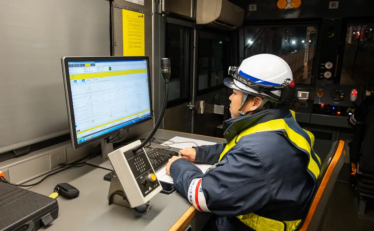 軌道検査・測定イメージ