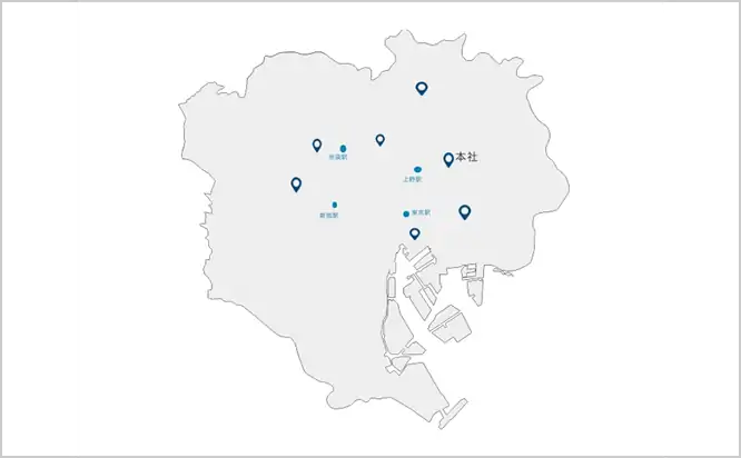 組織体制・拠点イメージ