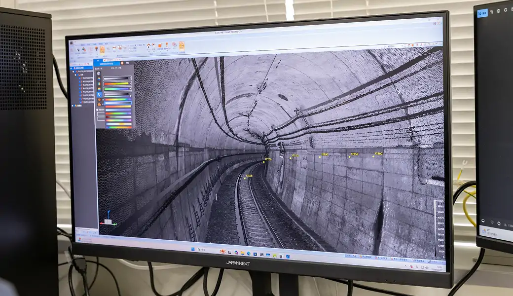 トンネル展開画像作成イメージ