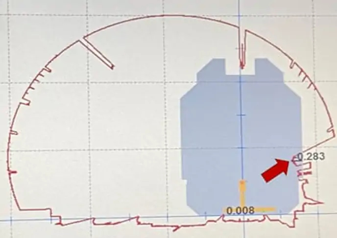 現場モニター情報（限界支障の映像例）イメージ